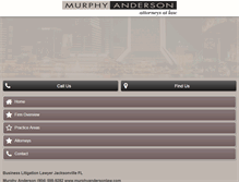 Tablet Screenshot of murphyandersonlaw.com